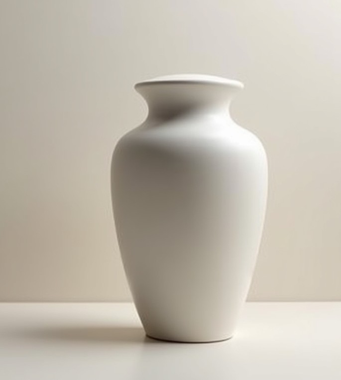 Modern minimalist cremation urn symbolizing the timeless simplicity of classic urn design