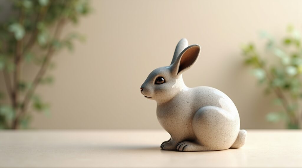 Cremation urn shaped like an animal or natural scene, showcasing artistic, nature-inspired design.